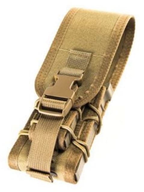 High Speed Gear HSGI Taco Covered Double Decker Rifle/Pistol Pouch Coyote Brown