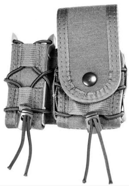 High Speed Gear Leo Taco MOLLE Covered Pouch Wolf Gray