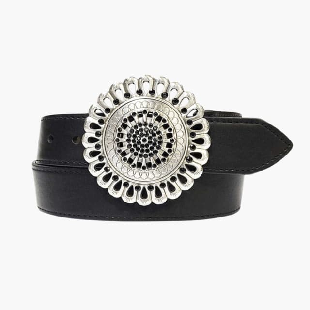 Lejon Elu Leather Belt - Women's Black Extra Small