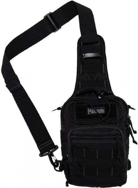 Maxpedition Remora Gearslinger Shoulder Bag w/ Belt Loop - Black