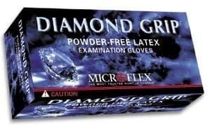 Microflex Diamond Grip Latex Gloves Microflex MF-300-S Small Case