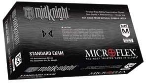 Microflex Glove Blk Pf Nitrile Xxl PK100 MK-296-XXL Case