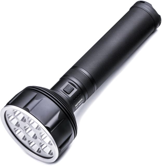 Nextorch Saint Torch 31 LED Search Flashlight Lithium Ion White 20000 Lumens Black