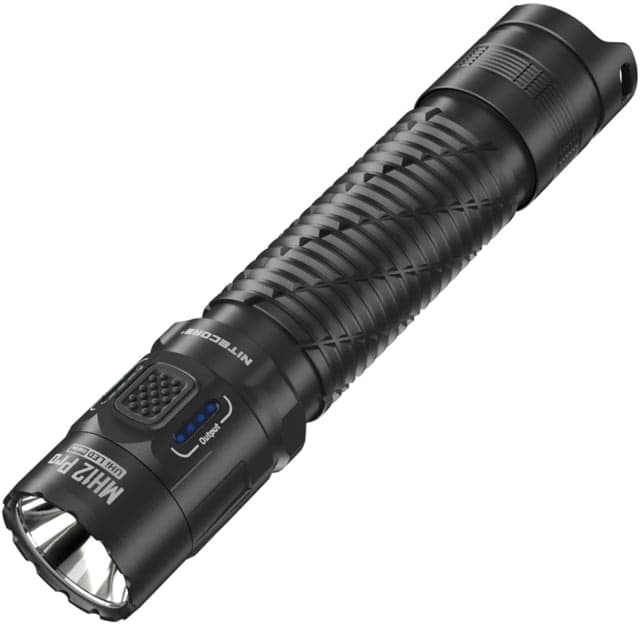 Nitecore Mh12 Pro Uhi40 Led Rechargeable Flashlight Lithium Ion 3300 Lumens White Black