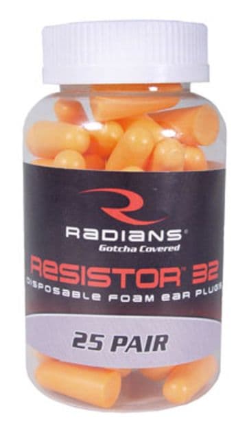 Radians  FOAM PLUGS Earplugs Orange