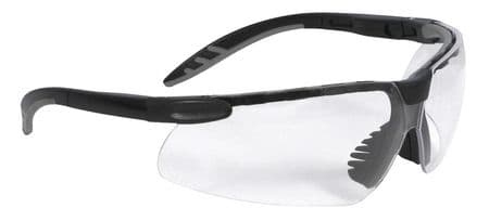 Radians Origin Shooting Glasses Clear Lens Black Frame