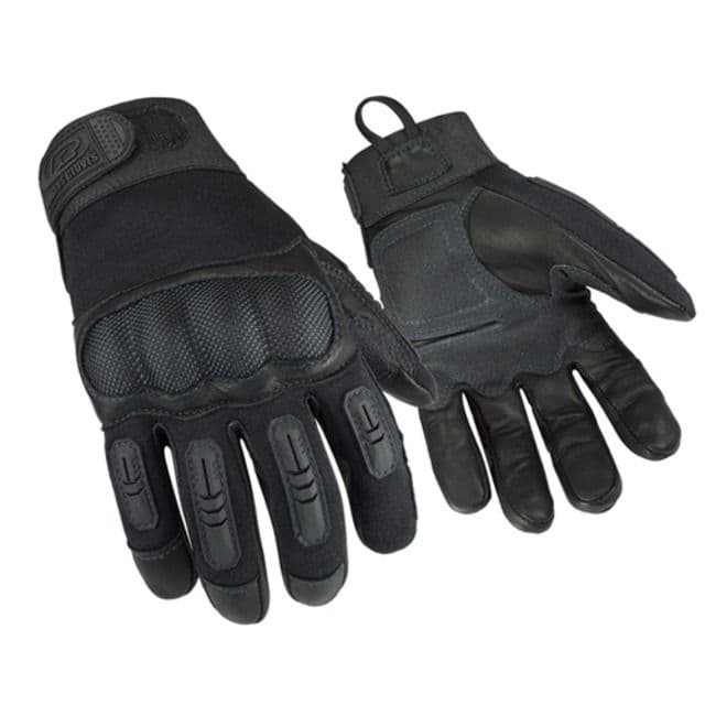 Ringers Gloves R-536 Hard Knuckle Gloves Black