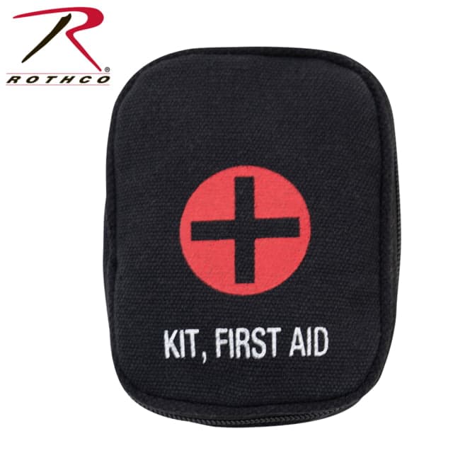 Rothco Military Zipper First Aid Kit Black