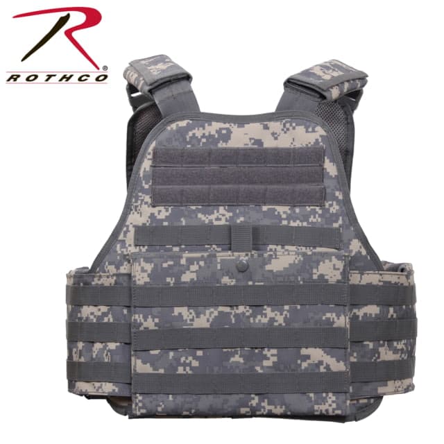Rothco MOLLE Plate Carrier Vest Black 4XL/5XL