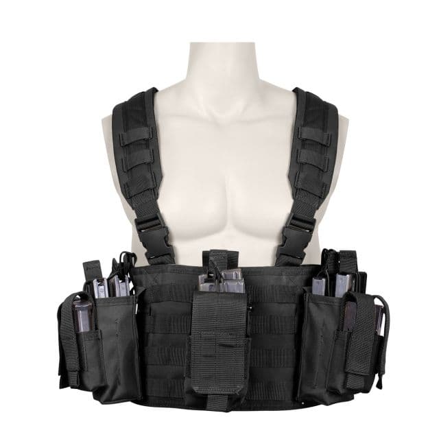 Rothco Operators Tactical Chest Rig Black Black