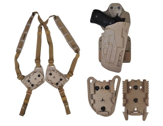 Safariland 7TS ALS Military Kit AIWB Holster Beretta 92 Right Hand FDE Brown MIL-KIT1-73-551