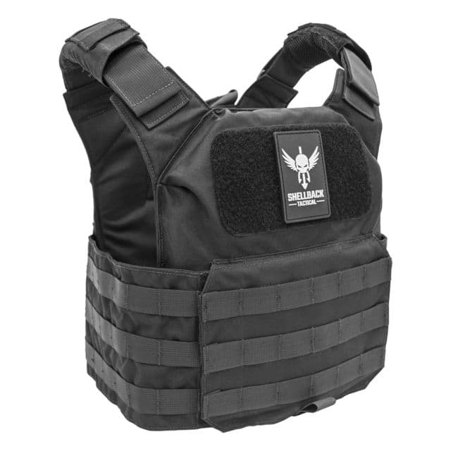 Shellback Tactical Patriot Plate Carrier Black One Size Fits Most
