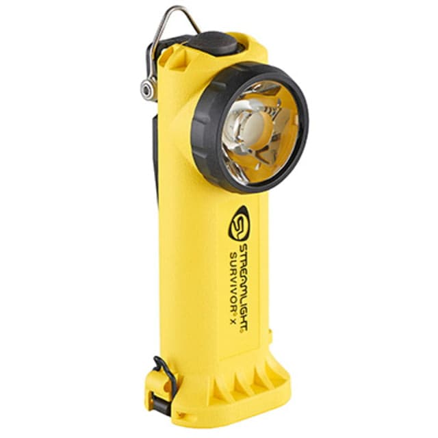 Streamlight Survivor X Safety-Rated Firefighters Right-Angle Led Flashlight Aa Alkaline White 250 Lumens Yellow