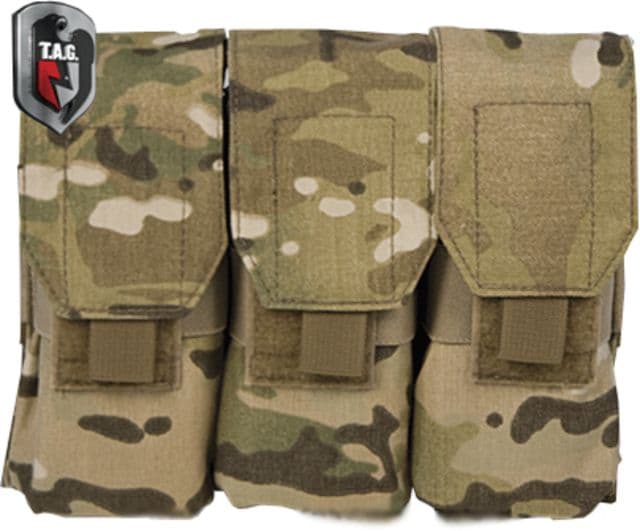 Tactical Assault Gear MOLLE M16 Mag 6 Pouch Multicam
