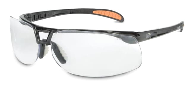UVEX Protg Safety Glasses Black/Clear