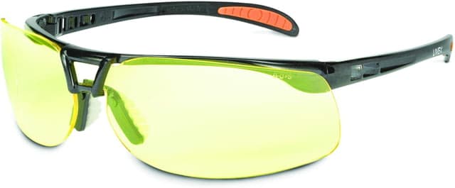 UVEX Protg Safety Glasses Black/Amber