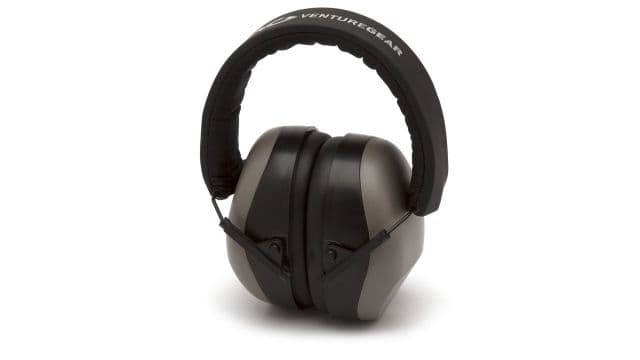 Venture Gear Low Profile Ear Muff Gray Clam