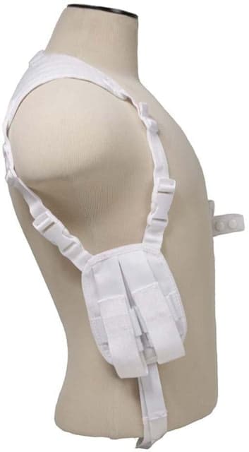 Vism Ambidextrous Shoulder Holster White