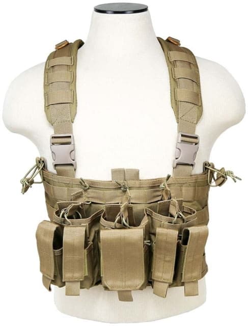VISM AR & Pistol Mags Chest Rig Tan