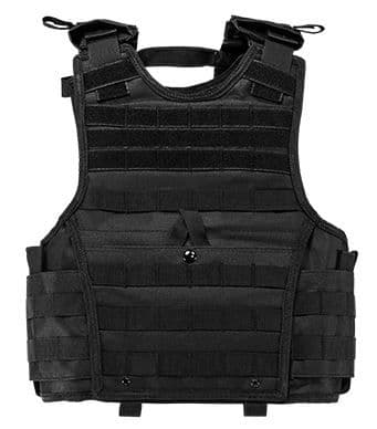 VISM Vism Expert Plate Carrier Vest Black Extra Small