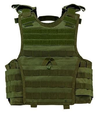 VISM Vism Expert Plate Carrier Vest Green Extra Small