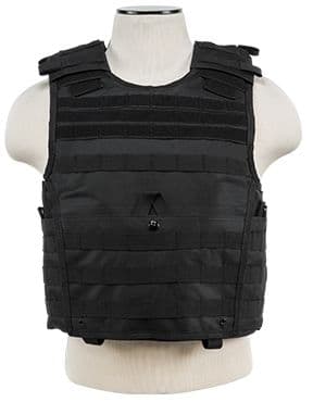 VISM MOLLE Expert Plate Carrier Vest Black