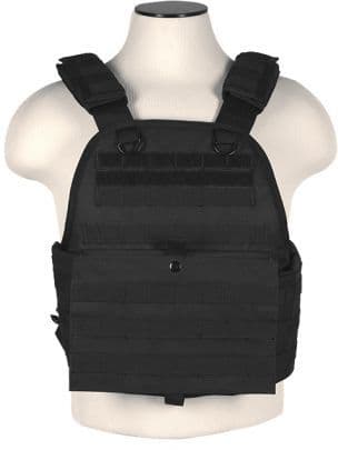 VISM Plate Carrier Vest - Black