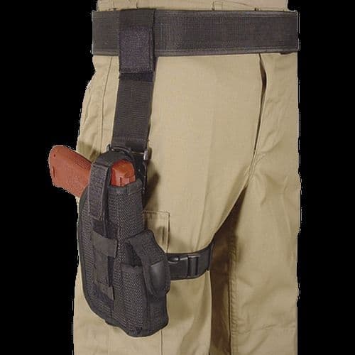 Voodoo Tactical Drop Leg Duty Holster Right Hand Black