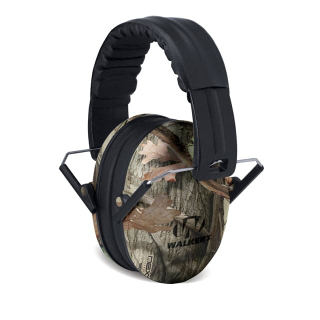 Walkers Baby & Kids Passive Protection Folding Ear Muffs 23 dB NRR Camo