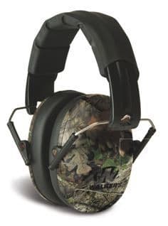 Walkers Pro Low Profile Folding Earmuffs Mossy Oak Camo