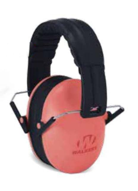 Walkers Youth & Women Folding Ear Muffs 23 dB NRR Coral