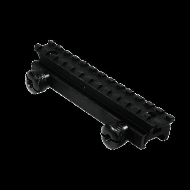 XTS 1in. See-through Solid Riser Mount Black XTS 012