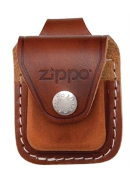 Zippo Lighter Pouch w/Loop Brown