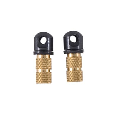 Brownells Stock Inserts - Brass Sling Stud Inserts With Swivel Studs 2 Pack