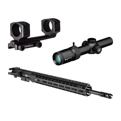 M4e1 Complete Piston Upper With Strike Eagle - 18'''' Piston Upper With Vortex 1-8x24mm Strike Eagle & Mount