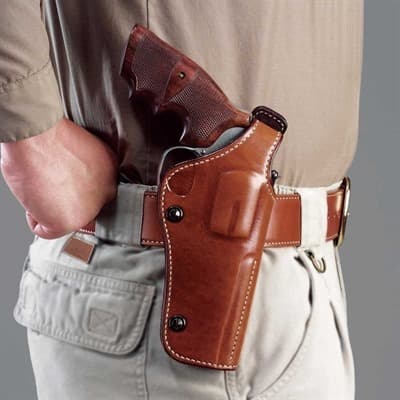 Dual Position Phoenix Holsters - Dual Position Phoenix S&W L Frame 686 4'''' -Tan-Right Hand