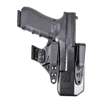 Eidolon Holsters Full Kit For GlockA(R) - G17 Eidolon Full Kit Holster Left Hand 1.75 Overhook Black