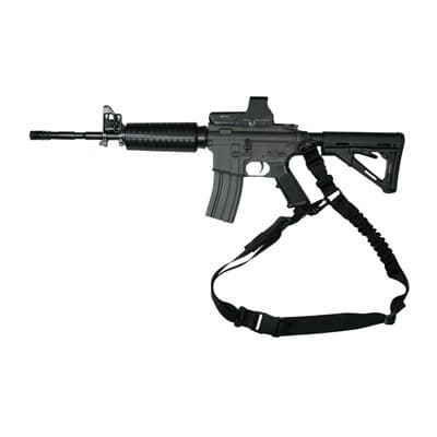 Convertible 1 Or 2 Point Tactical Slings - Tcs Convertible Tactical Sling W/ Qd Swivel Attachment Blk