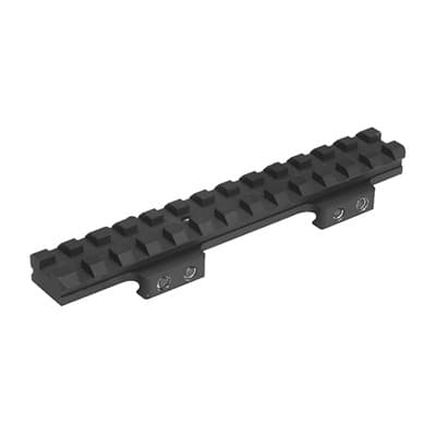 Badger Ordnance Ar-15 Flat-Top Elevated Riser Mount - Ar-15 Flat-Top Elevated Riser Mount 22 Moa Black