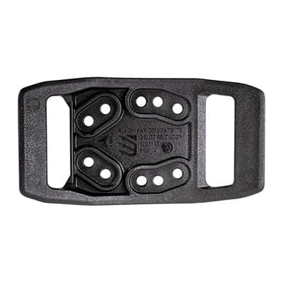 Blackhawk T-Series 2-Slot Belt Loop - T-Series 2-Slot Belt Loop Black