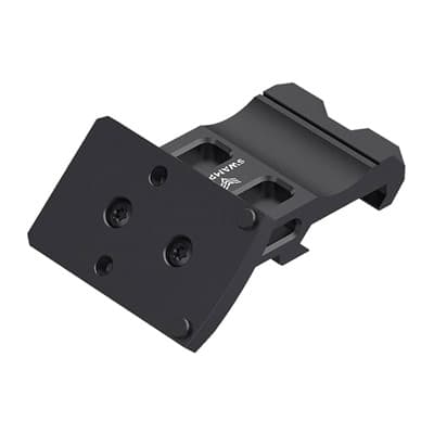 Swampfox Optics Rebel Offset Dot Sight Mount - Rebel 45  Offset Dot Sight Mount Black