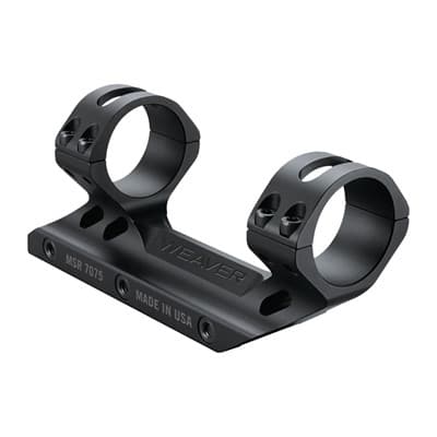 Weaver Premium Msr Optics Mount - Premium 30mm Fixed Msr Optics Mount Black
