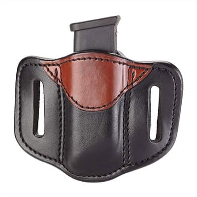 Single Magazine Holsters - Single Mag Double Stack Brown On Black