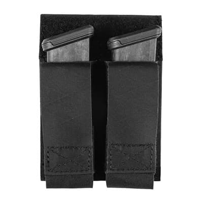 Double Pistol Magazine Pouch - Double Pistol Magna Mag Pouch Laminate Black