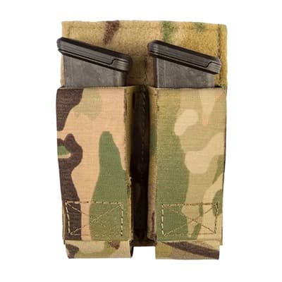 Double Pistol Magazine Pouch - Double Pistol Magna Mag Pouch Laminate Multicam