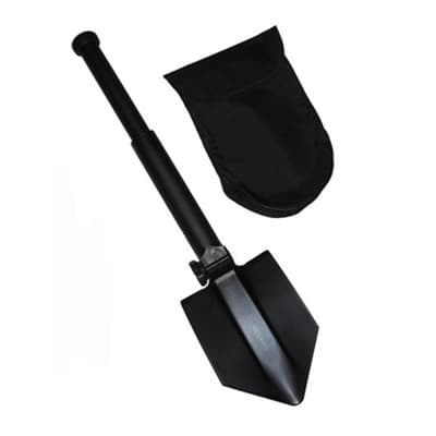 Entrenching Tool W/Pouch - Entrenching Tool With Pouch Black