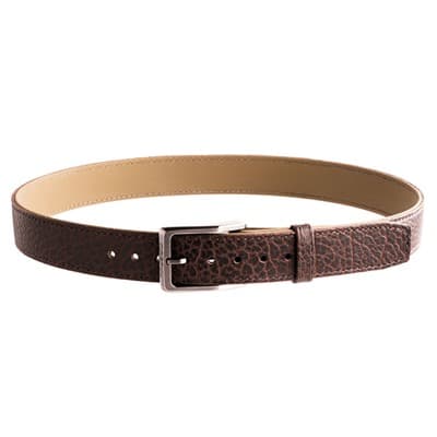 Tejas Gun Belt-  El Cibolo - Tejas Gun Belt El Cibolo Chocolate 38''''