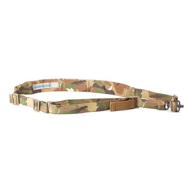 Vickers 2-To-1 Red Swivel Sling - Vickers Padded 2-To-1 Red Swivel Sling Multicam