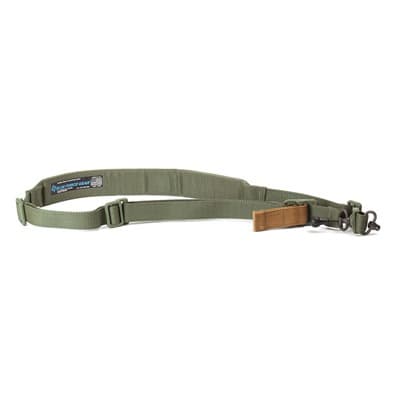 Vickers 2-To-1 Red Swivel Sling - Vickers Padded 2-To-1 Red Swivel Sling Od Green