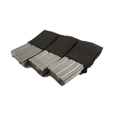 Ten-Speed M4 Magazine Pouche Molle Mount - Triple M4 Magazine Pouch Molle Mount Black